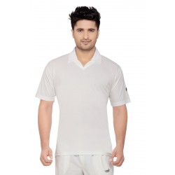 Omtex Wolf Cricket Whites T-Shirt (Half Sleeves)
